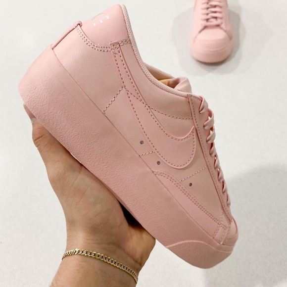 Nike Shoes - 💖💖💖 New Nike Blazer Low All Pink Sneakers